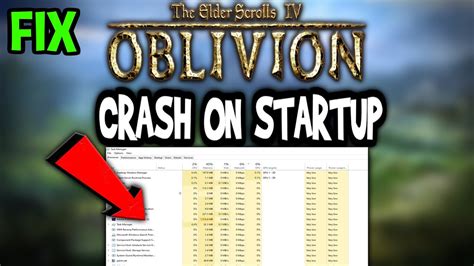 Fix: Oblivion Crashes on Startup .